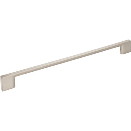 Jeffrey Alexander 256 mm Center-to-Center Satin Nickel Square Sutton Cabinet Bar Pull 635-256SN